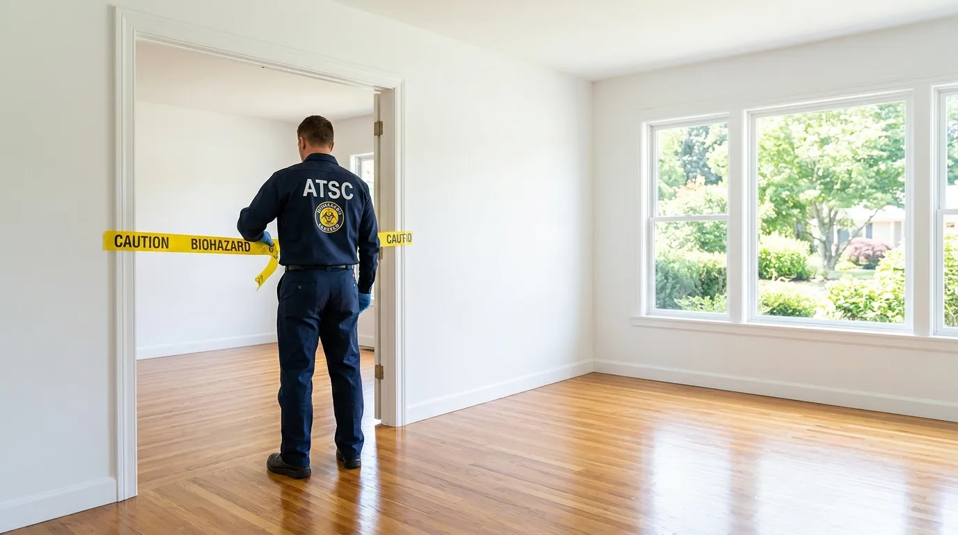 Certified biohazard cleanup crew performing Decomposition Cleanup in Terrace Heights